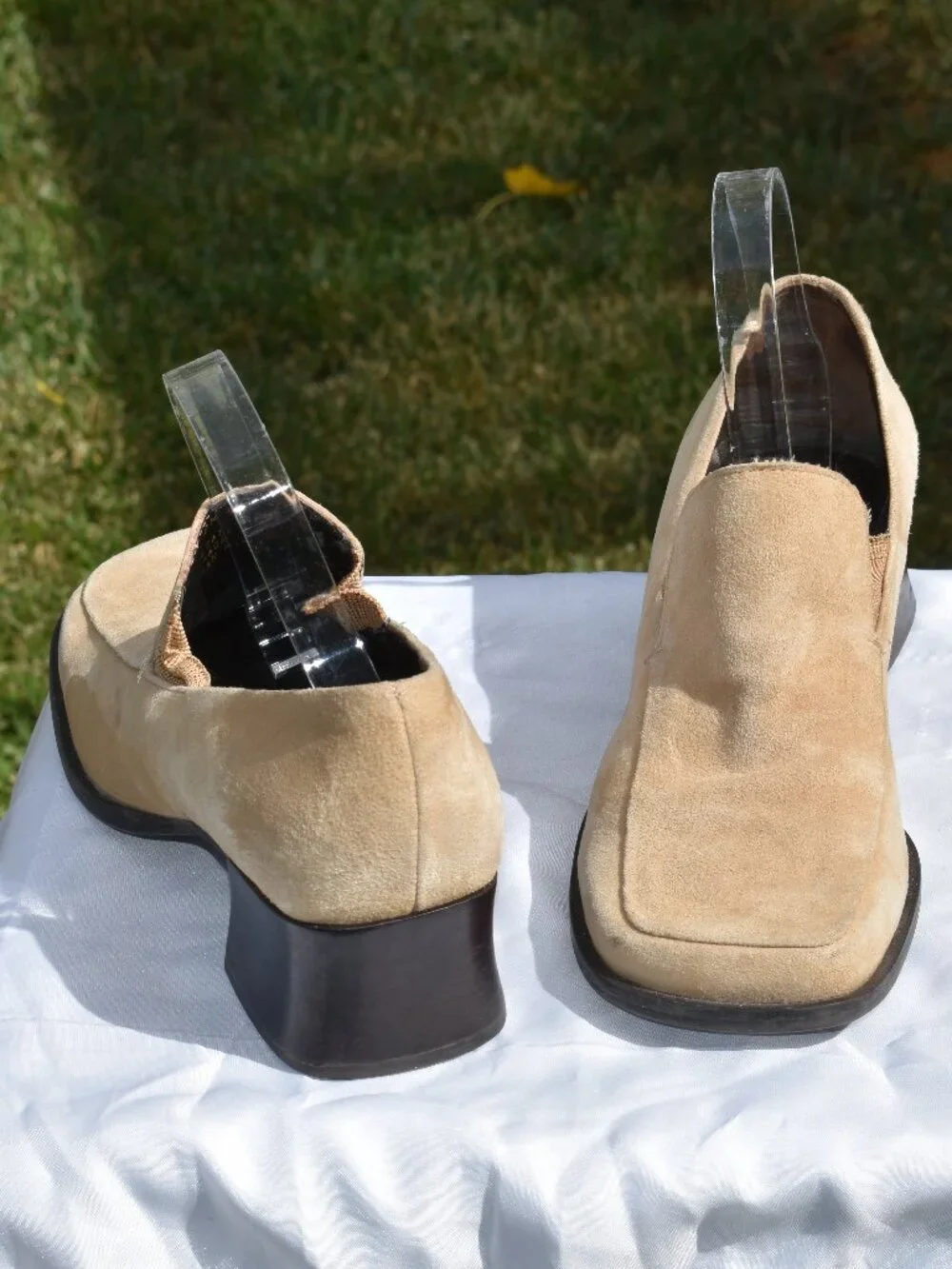 Franco Sarto Leather Wedge Shoe